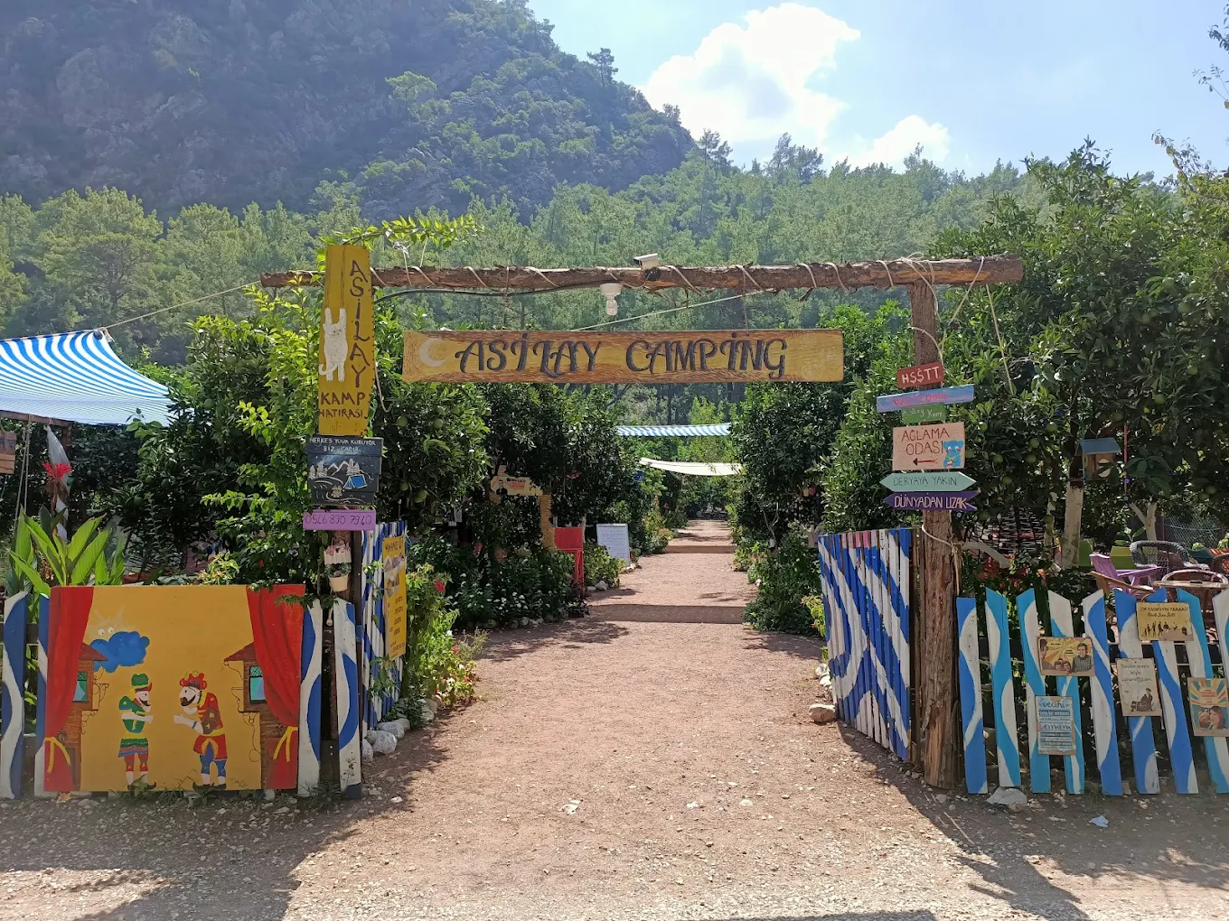 Asilay Camping Olympos çadır kamp alanı