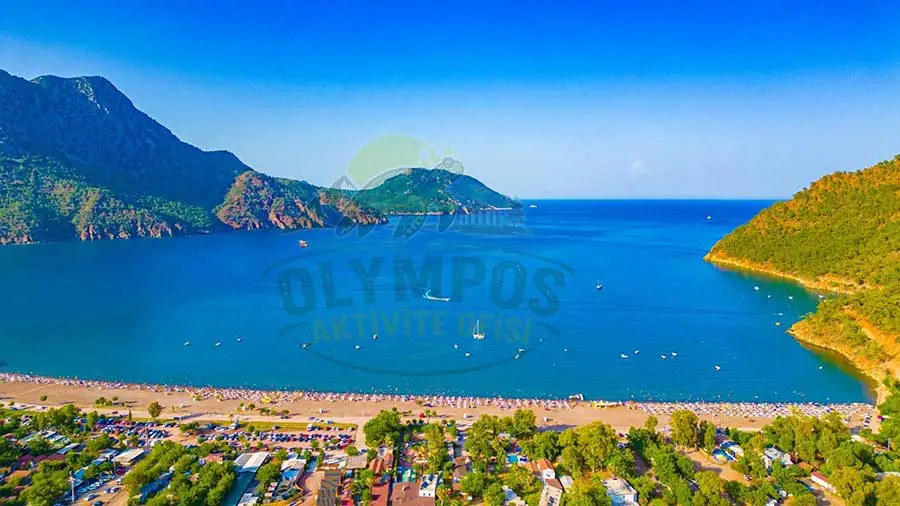 Adrasan koyu - dalgasız deniz ve çocuklar için güvenli sahil