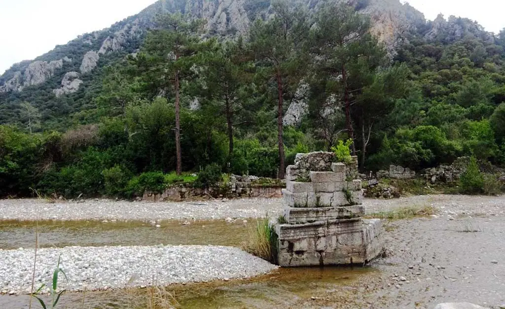Likya Yolu Musa Dağı geçidi manzarası