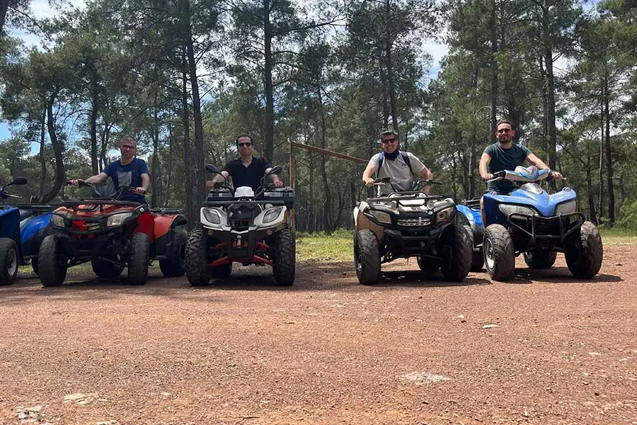 Olympos ATV safari turu orman parkuru