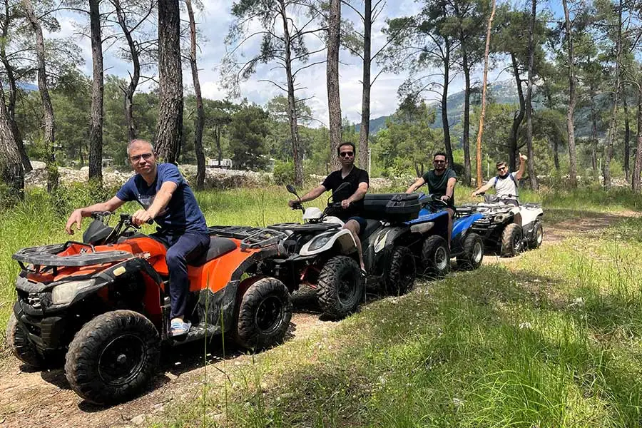 Olympos ATV turu doğa manzarası