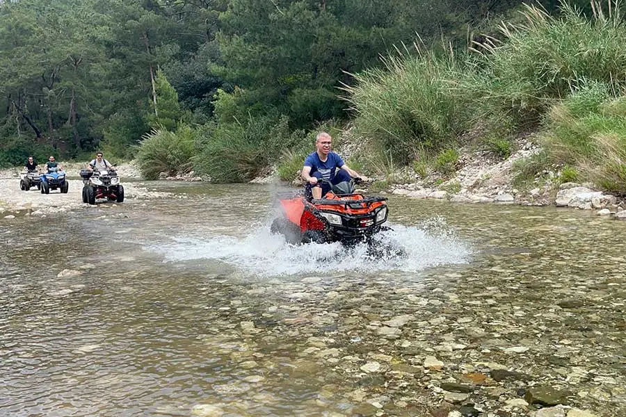 Olympos ATV turu orman yolu